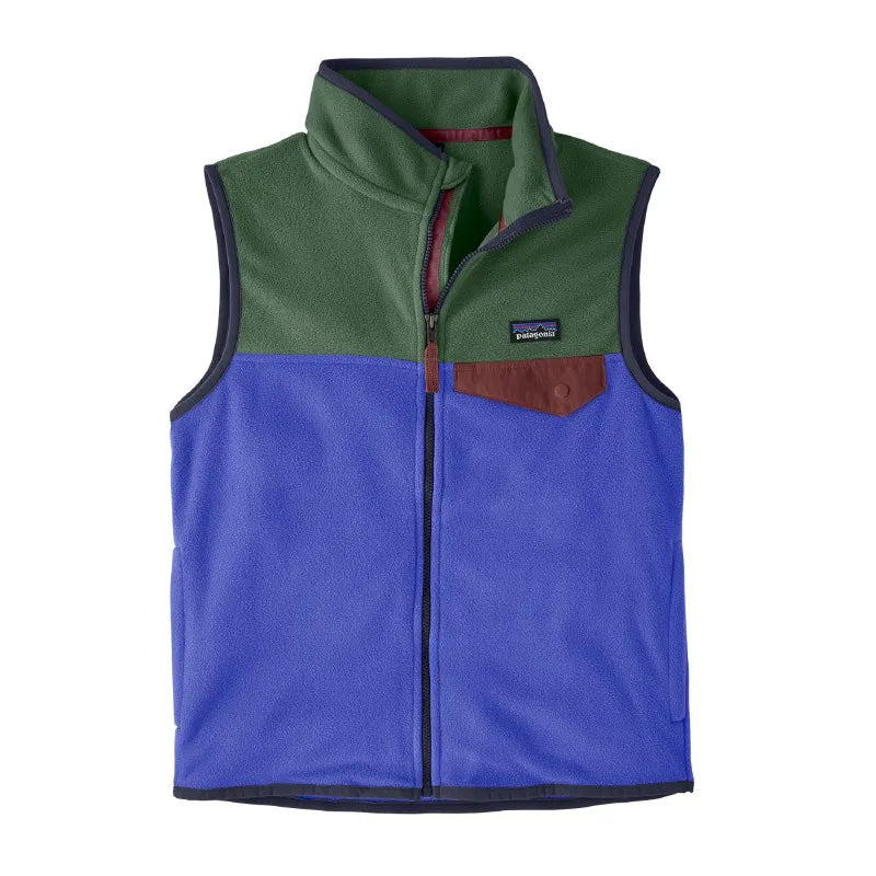 Patagonia - micro snap vest - eddy blue