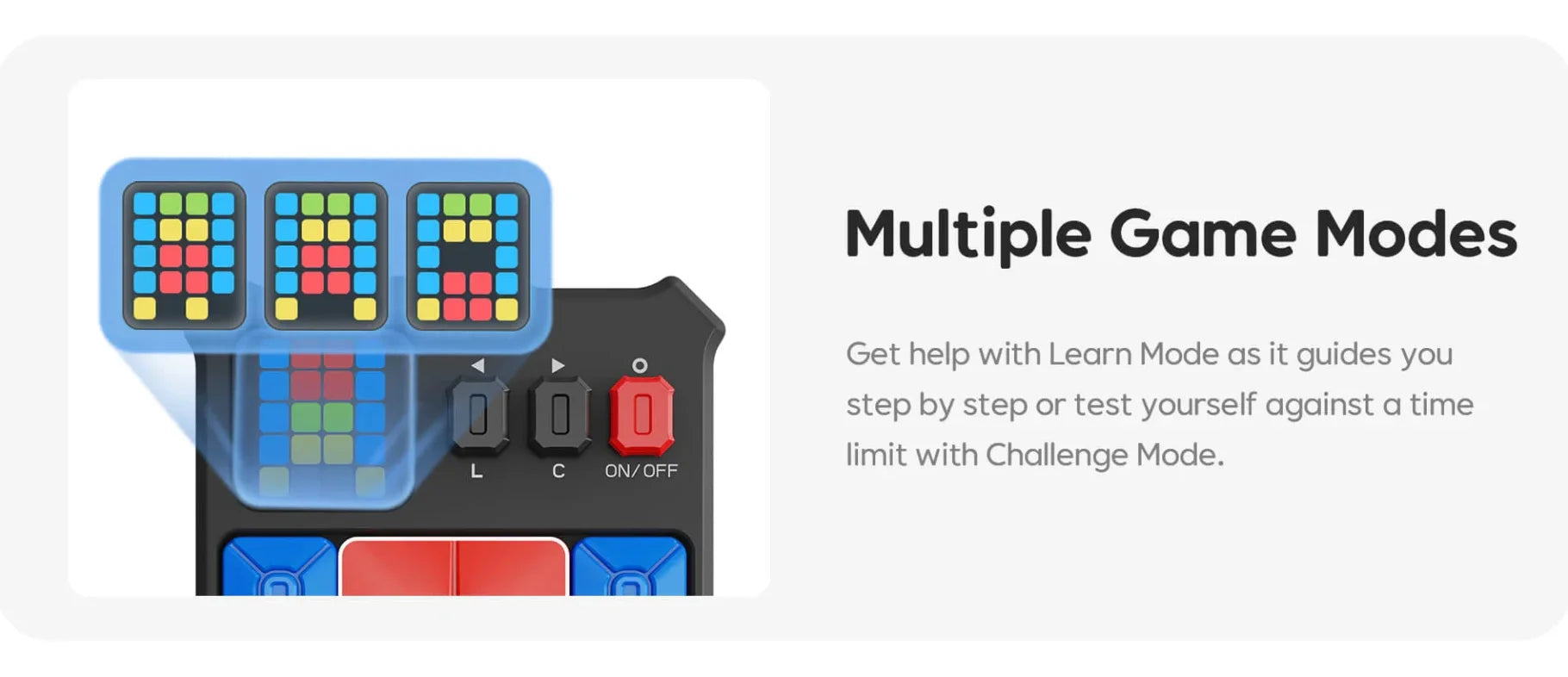 Giiker - super slide - electronic puzzle - black