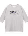 Repose Ams - cozy sweat dress - grey melange