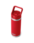 Yeti - rambler - insulated straw bottle - 532ml - rescue red