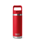 Yeti - rambler - insulated straw bottle - 532ml - rescue red