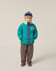 the campamento - kids - Smiling Face Puffer Jacket