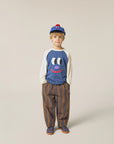 the campamento - kids - Smiling Face Color Block Tshirt
