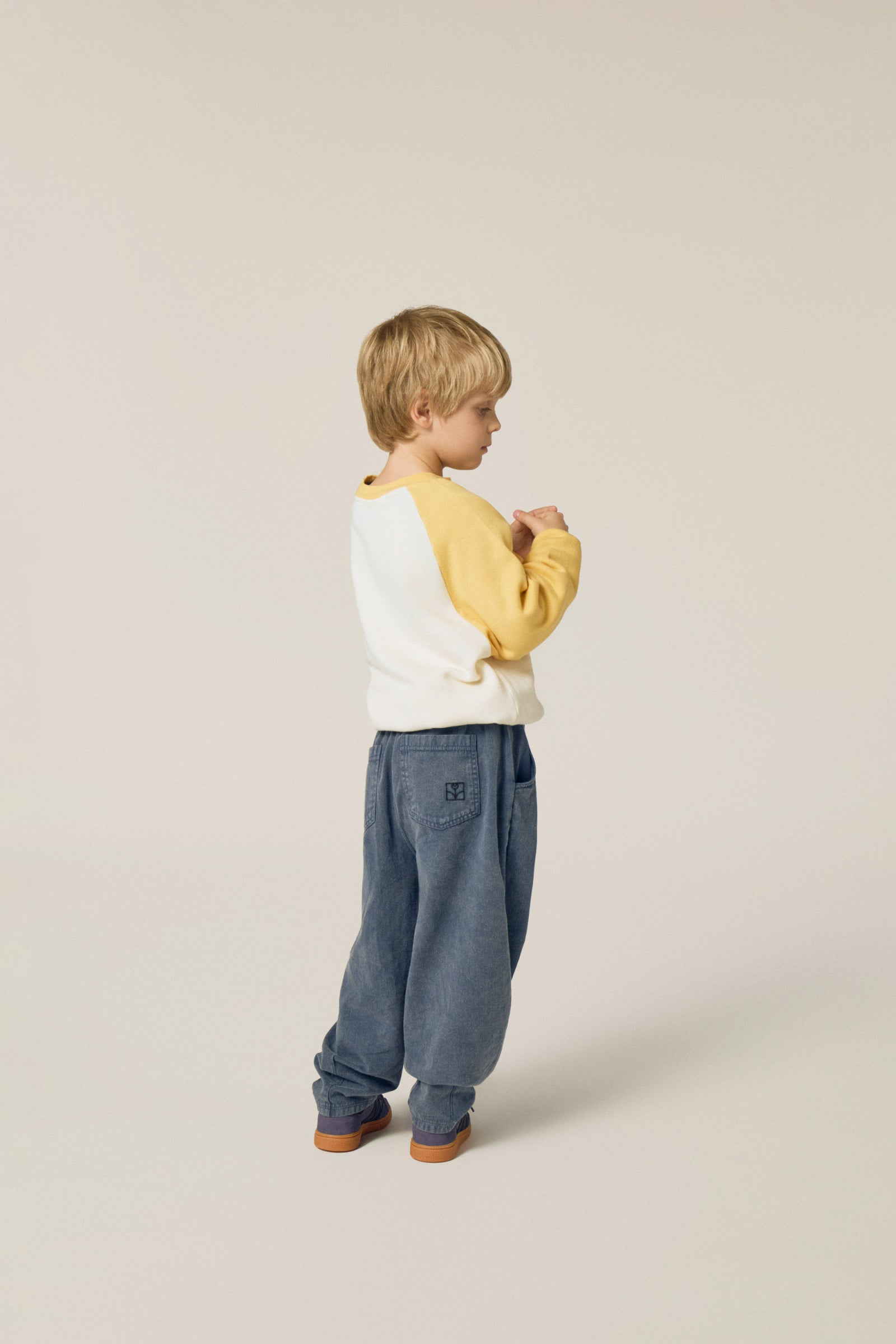 the campamento - kids - Gentleman Color Block Sweatshirt