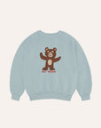 the campamento - kids - Bear Light Blue Sweatshirt