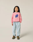 the campamento - kids - Snail Pink Sweatshirt