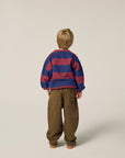 the campamento - kids - Blue Stripes Sweatshirt