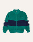 the campamento - kids - Green Color Block Sweatshirt