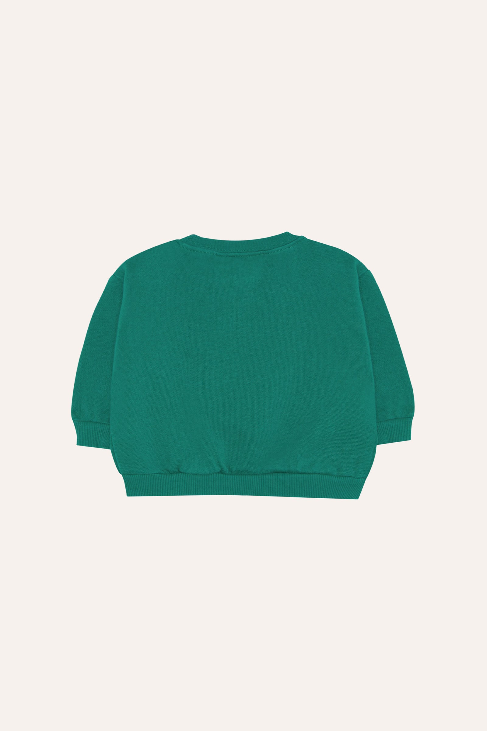 the campamento - Smiling Face Green Baby Sweatshirt
