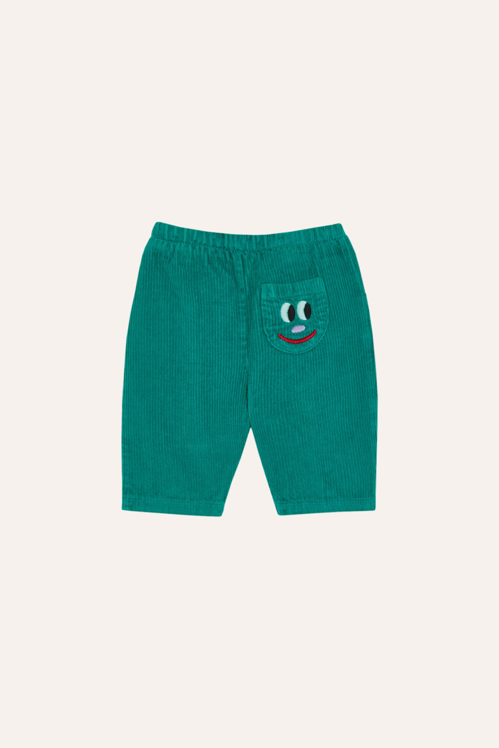 the campamento - Green Corduroy Baby Trousers