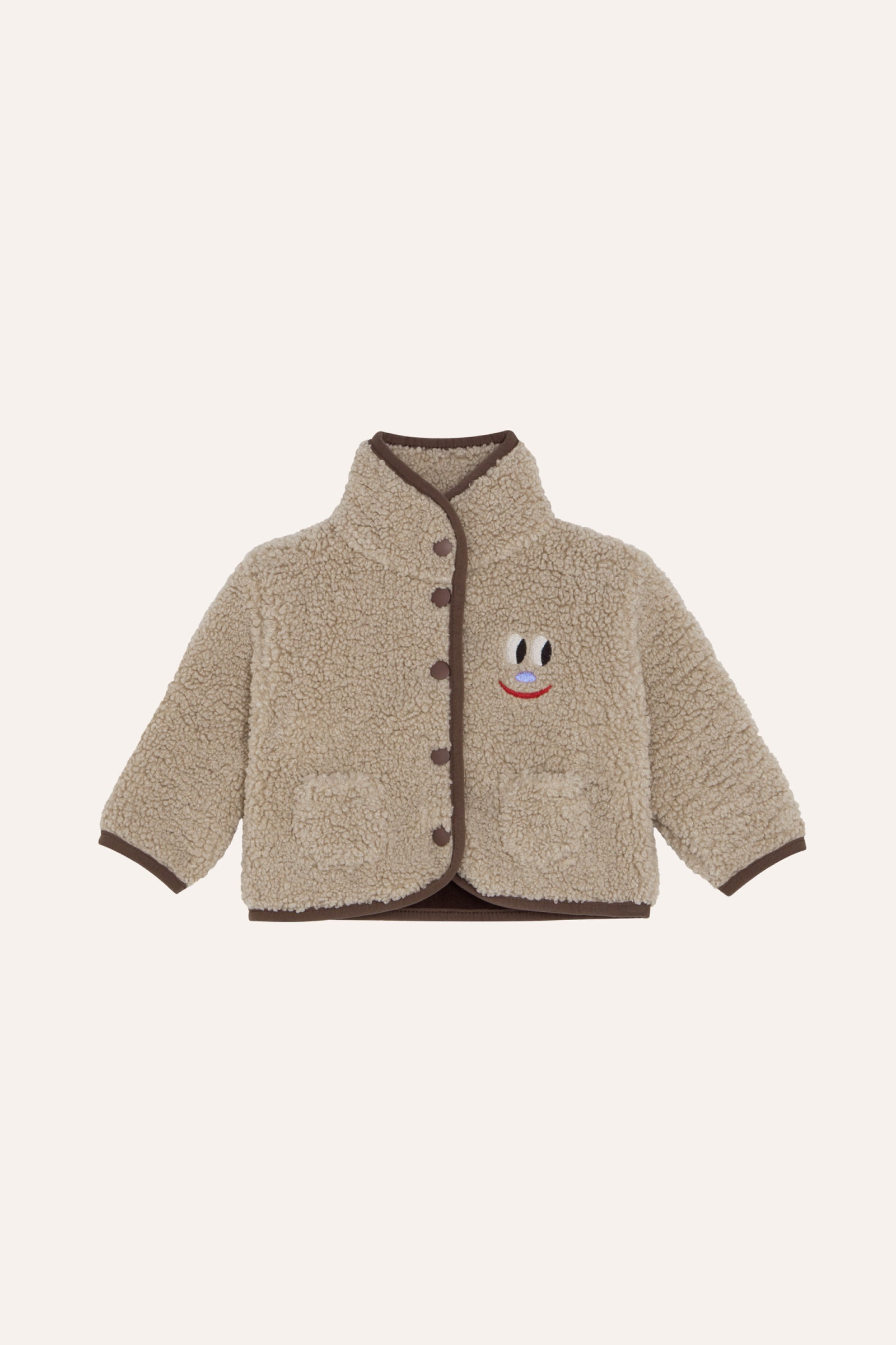 the campamento - Smiling Face Teddy Baby Jacket