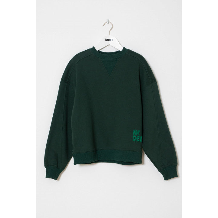Indee - wakame - sweatshirt - forest green