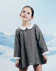 Morley - zante - nelli dress with collar - beige