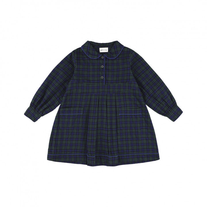 Morley - zuri - polo long sleeve dress - bleu