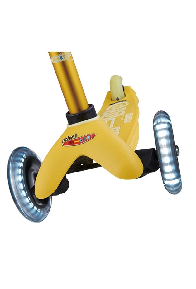Micro Step - Scooter Mini Micro deluxe led - yellow - Hyggekids