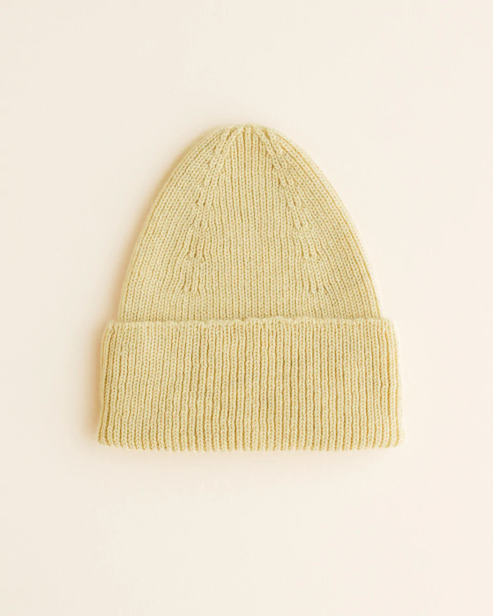 HVID - beanie - fonzie Adult - light yellow - Hyggekids