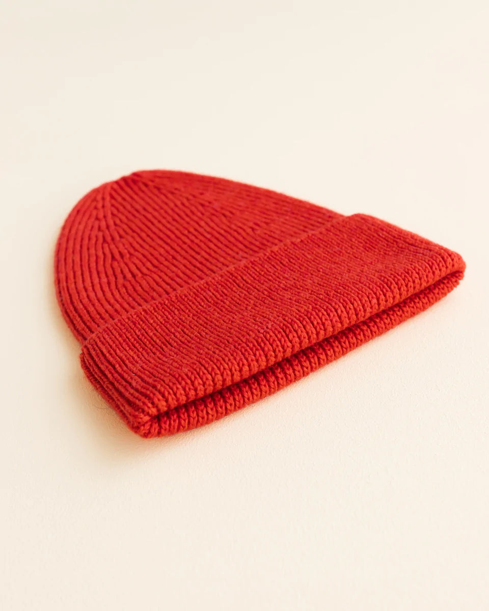 HVID - beanie - fonzie Adult - red - Hyggekids