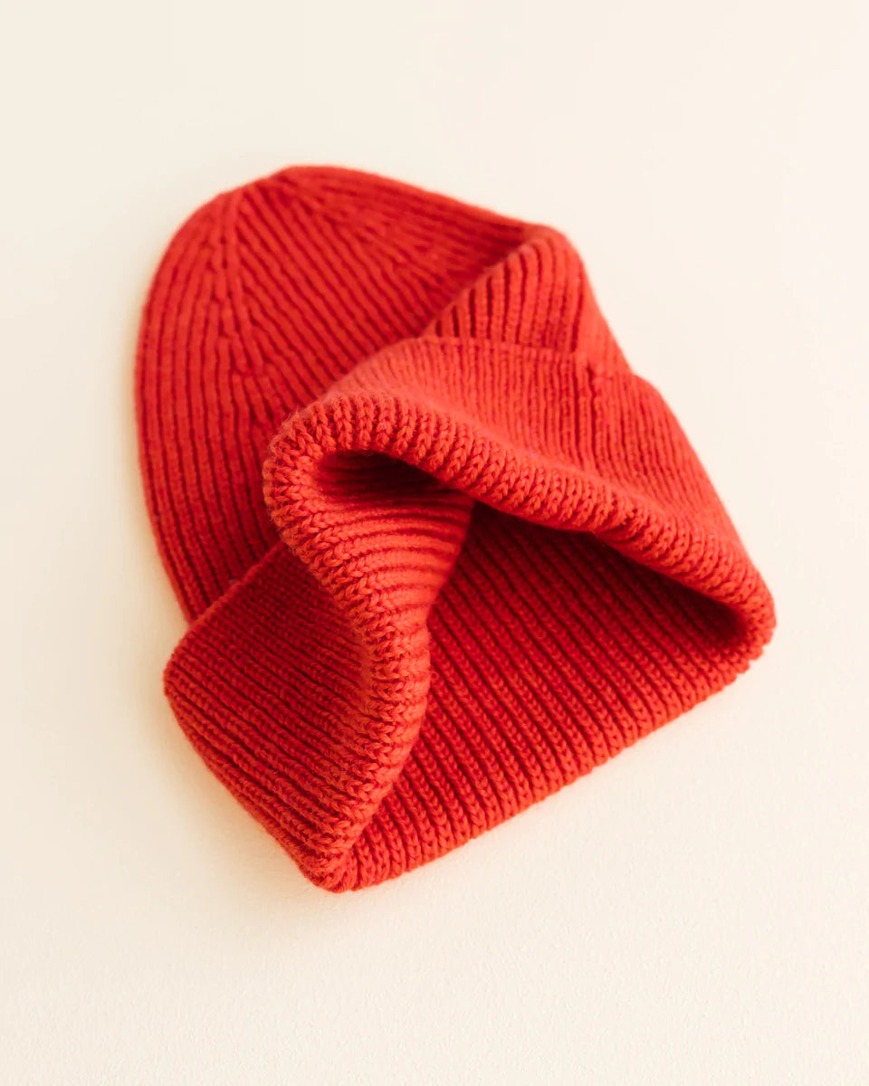 HVID - beanie - fonzie Adult - red - Hyggekids