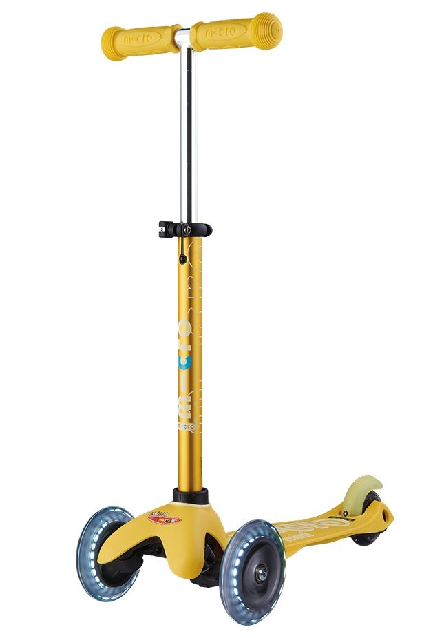 Micro Step - Scooter Mini Micro deluxe led - yellow - Hyggekids
